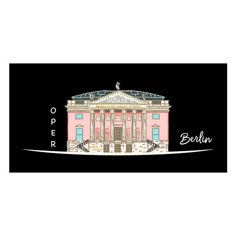 Berlin, Oper unter den Linden, Dessin