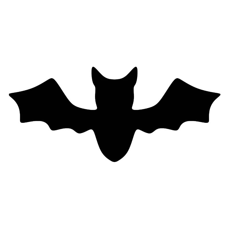 Celestial Bat Lunar Pattern on Cotton T-Shirt