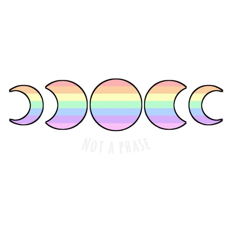 Not A Phase Rainbow Pride Flag