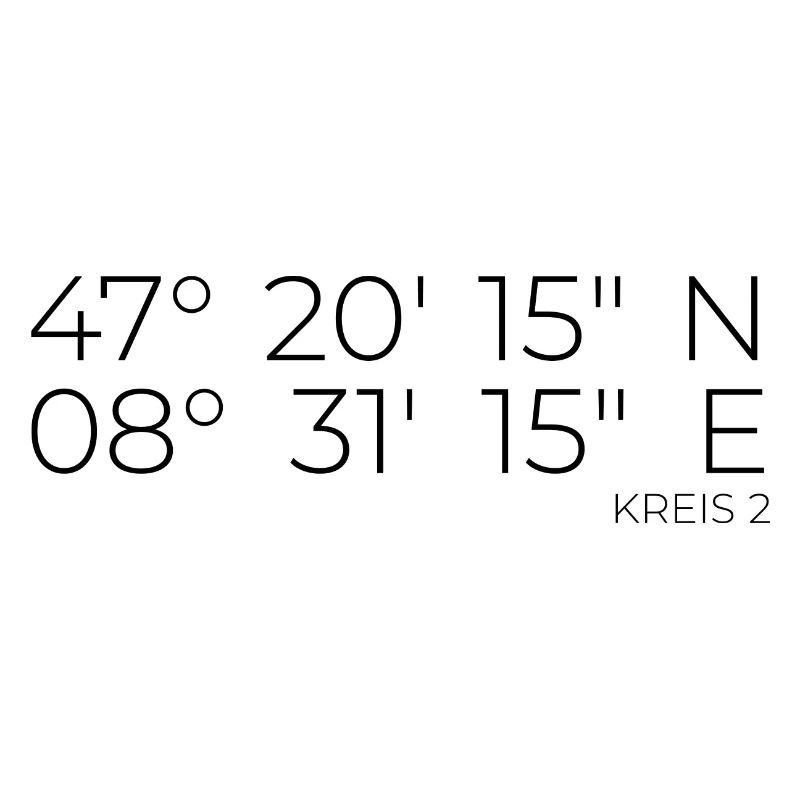 Coordinates District 2 Zurich