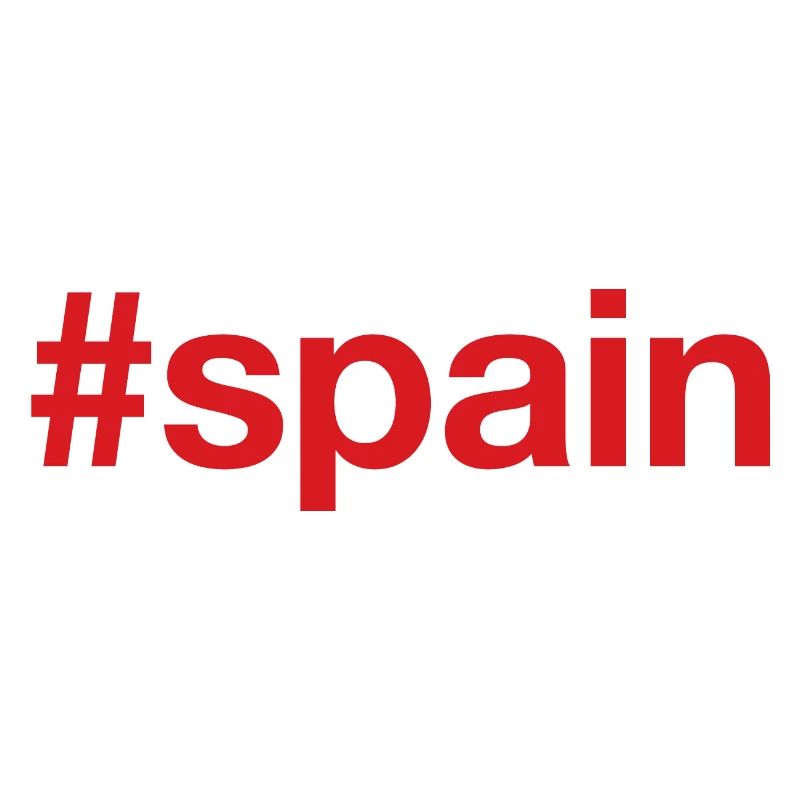SPAIN Hashtag Spanien