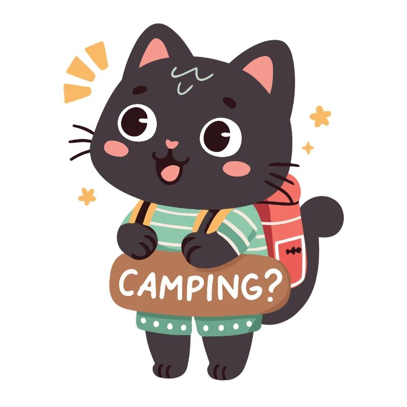 Colorful Camper Kitten