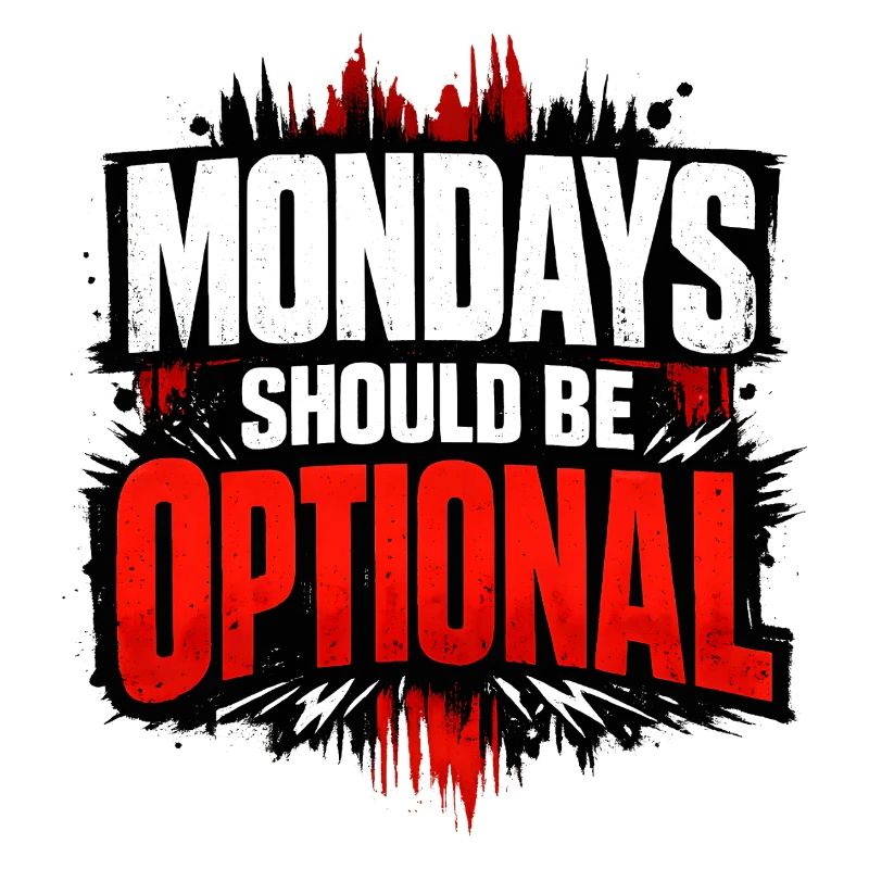 Monday should be optional Vintage