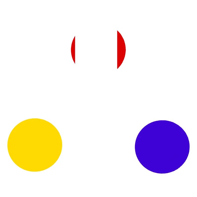 Sphären der Primärfarbe
