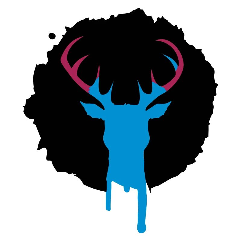 Patch de cerf graffiti