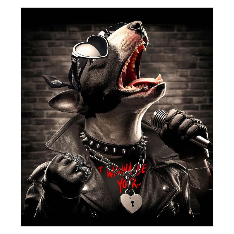 Singender Hund