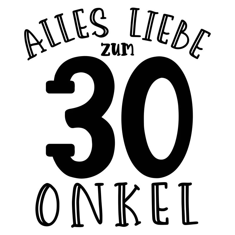 Joyeux 30e anniversaire, mon oncle