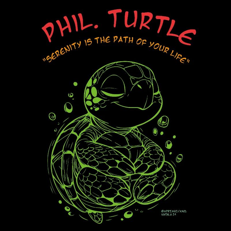 Phil Turtle Zen Path Tee