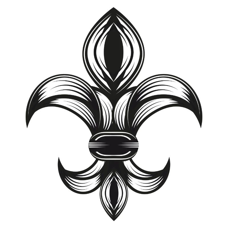 stilisierte Schwertlilie - Fleur-de-Lys