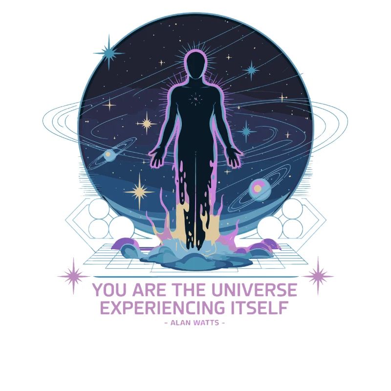 Être céleste | Alan Watts Citation Conception