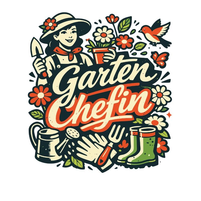 Garten Chefin Gärtnerin Geschenk