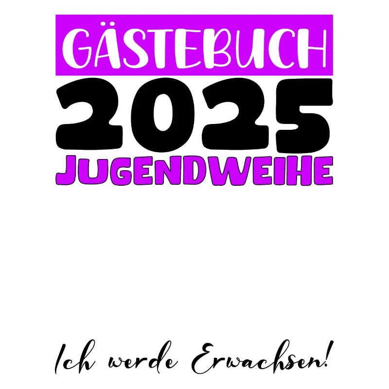 Jugendweihe 2025 Gästebuch Geschenk Mädchen Jungen