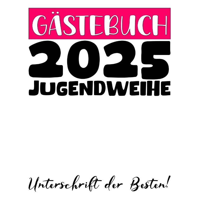 Jugendweihe 2025 Gästebuch Geschenk Mädchen Jungen