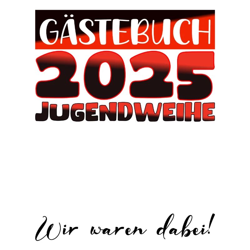 Jugendweihe 2025 Gästebuch Geschenk Mädchen Jungen