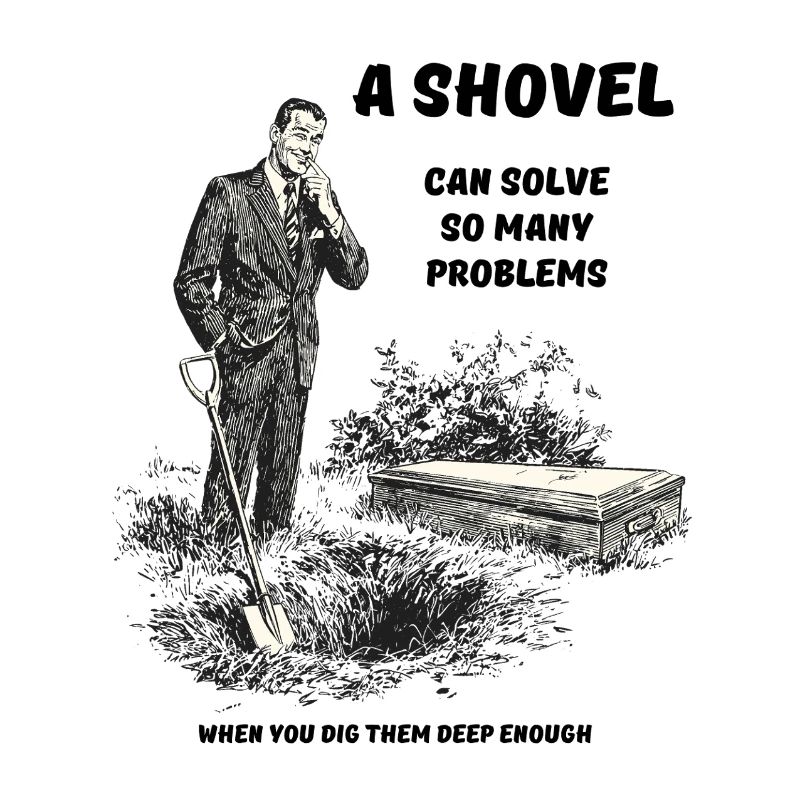 Humorous eulogy illustration