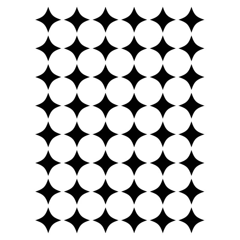 geometric circles pattern grid