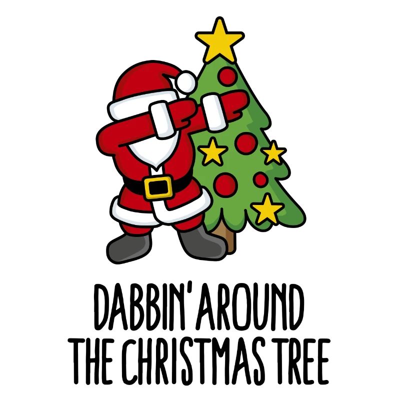 Dabbin' around the Christmas tree - Text