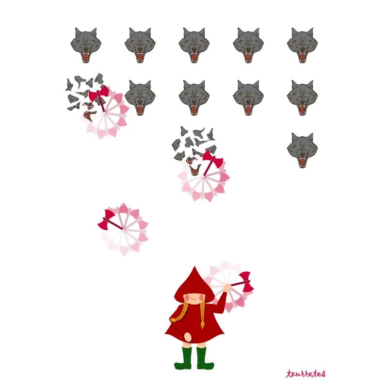 Le Petit Chaperon Rouge joue