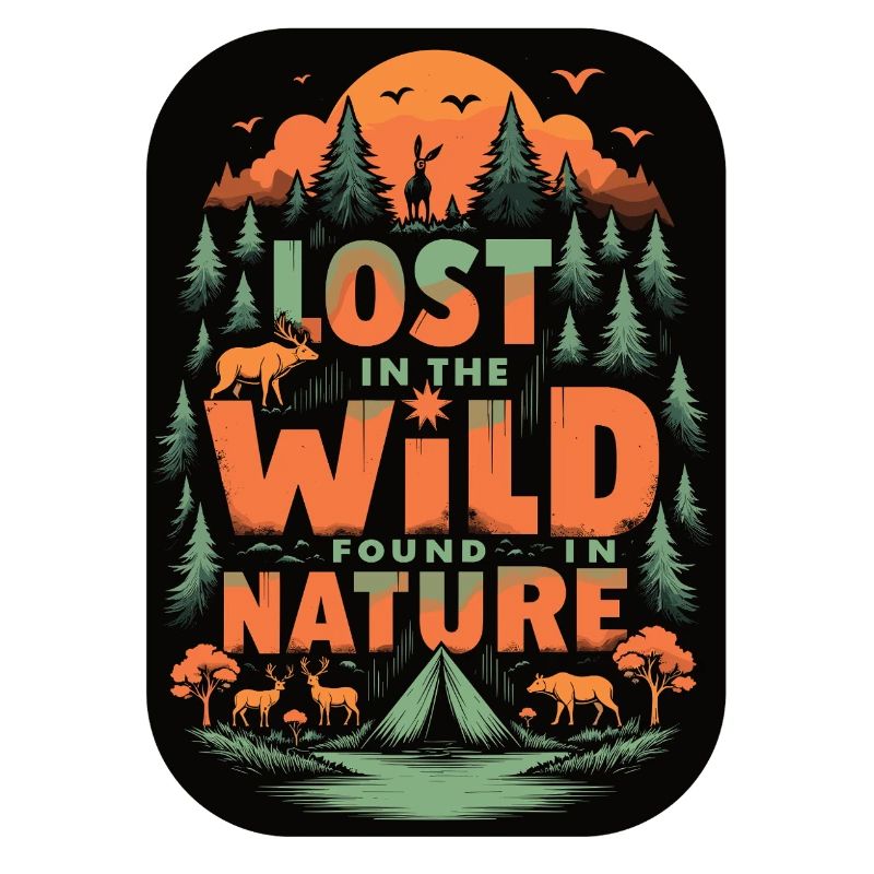 Camping dans la nature sauvage