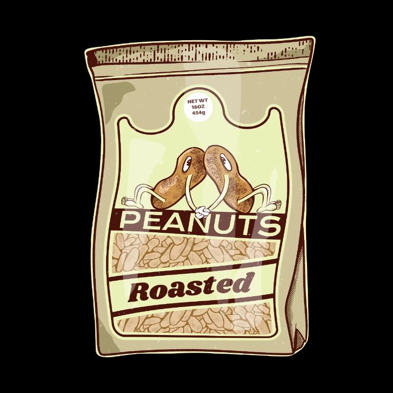 Pack rétro de cacahuètes grillées