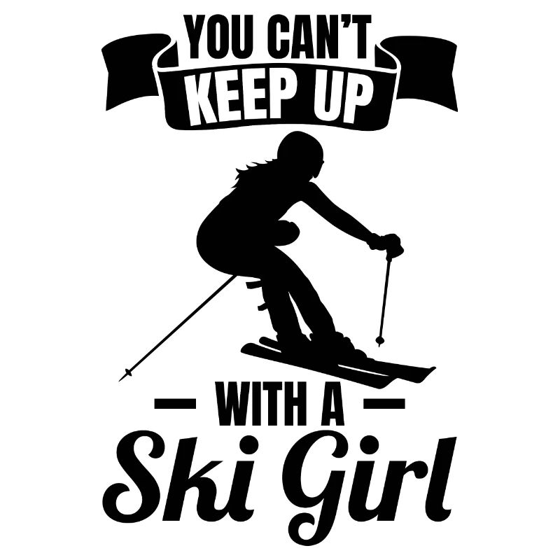 Skifahrer Mädchen