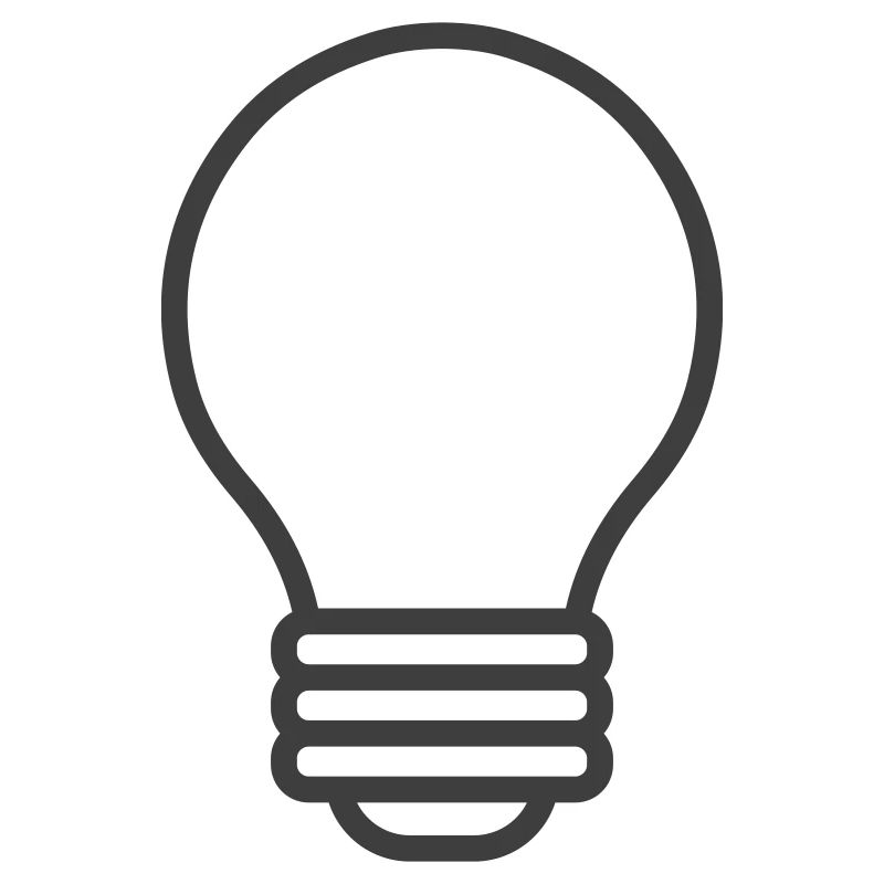 Light Bulb Line Icon