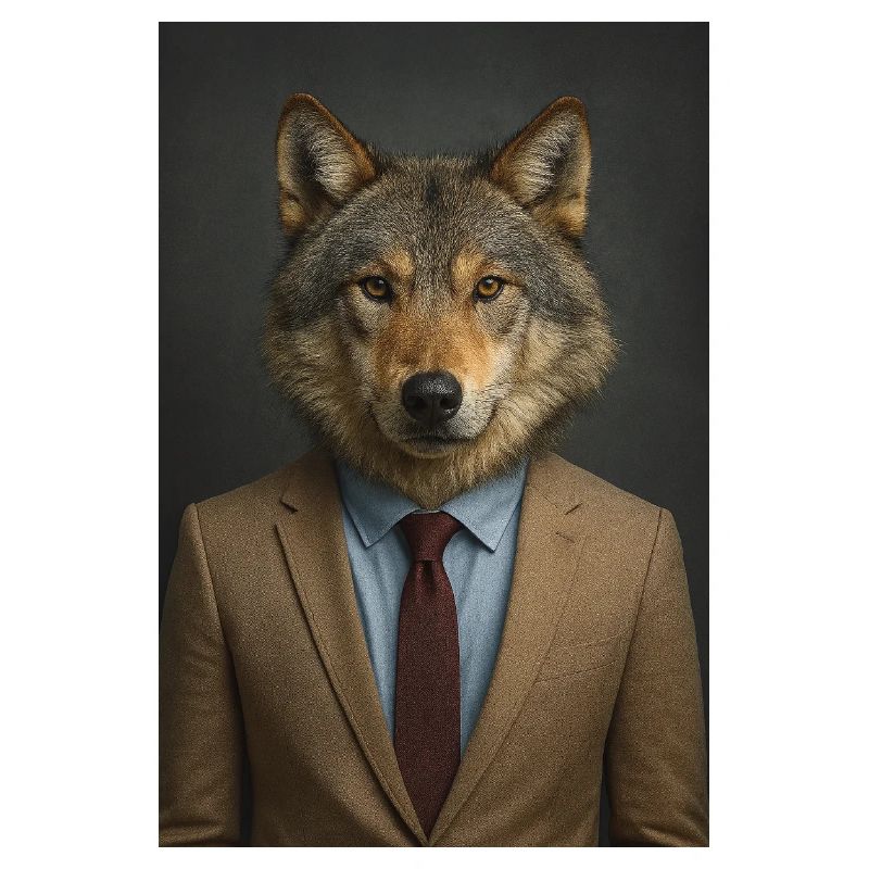 Wolf in a suit