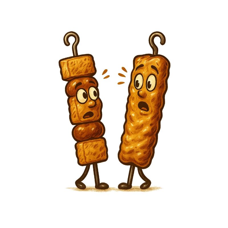 Shashlik vs Kebab