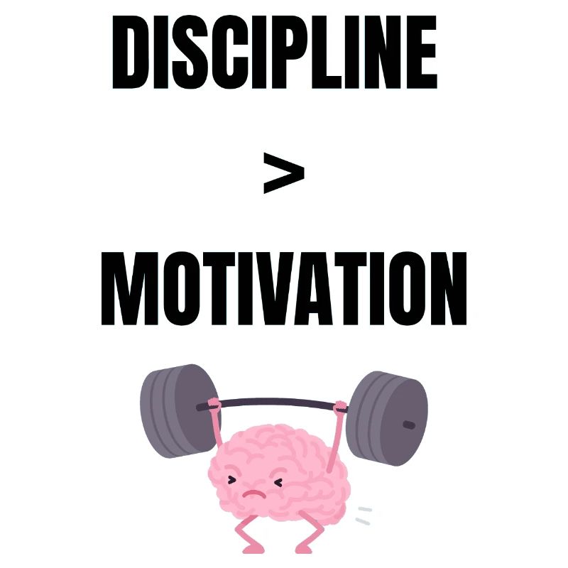 Disziplin über Motivation