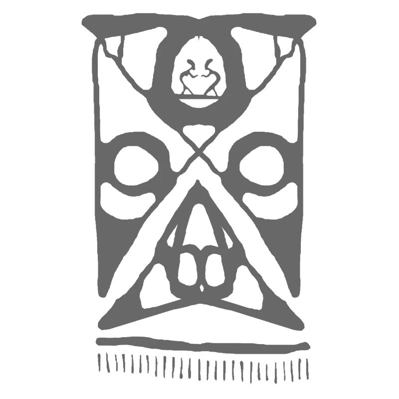 Abstract Tribal Maori Pattern Print