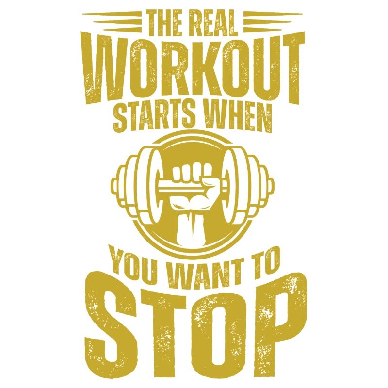 Echtes Workout startet, wenn du aufgibst