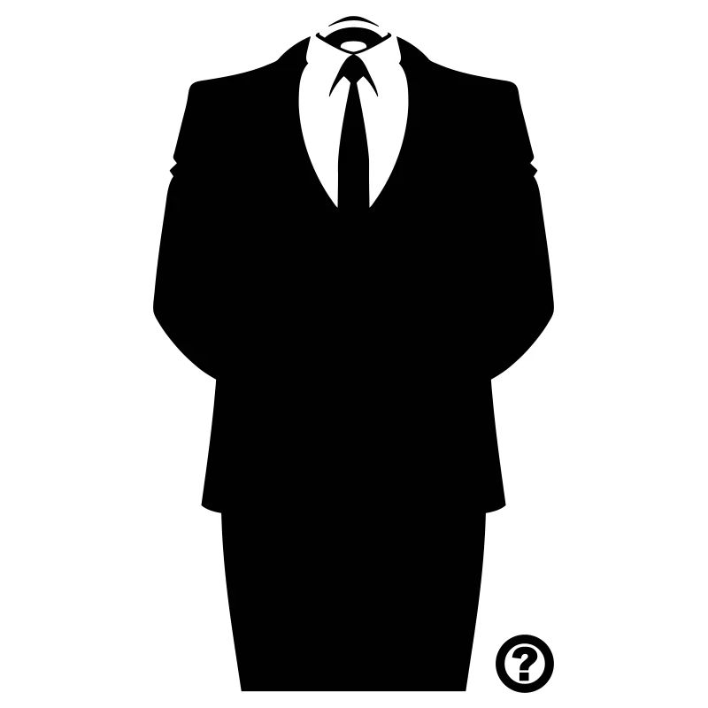 Anon Suit Hacker Mask Shirt