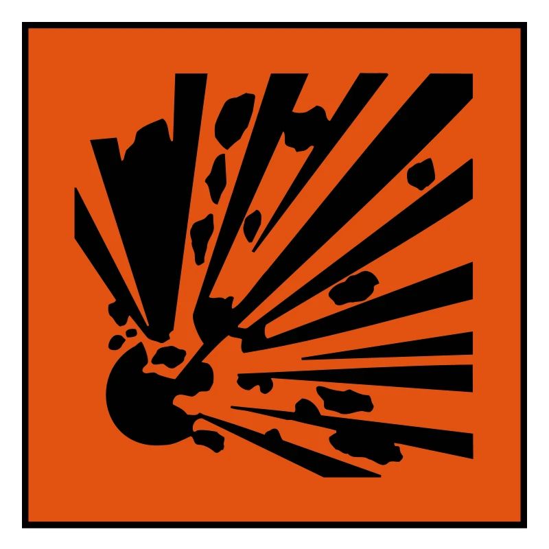 symbole de danger explosif