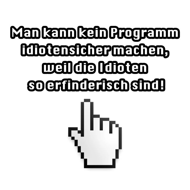 Computer saying funny operation
