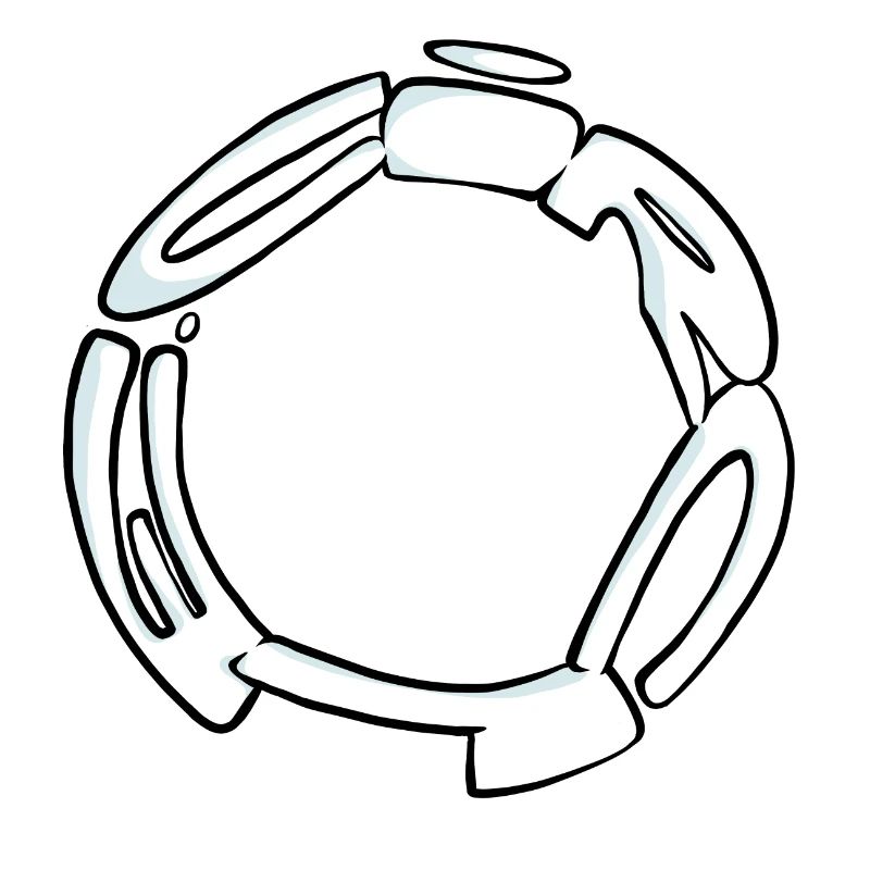 Graff Circle (Black & White)