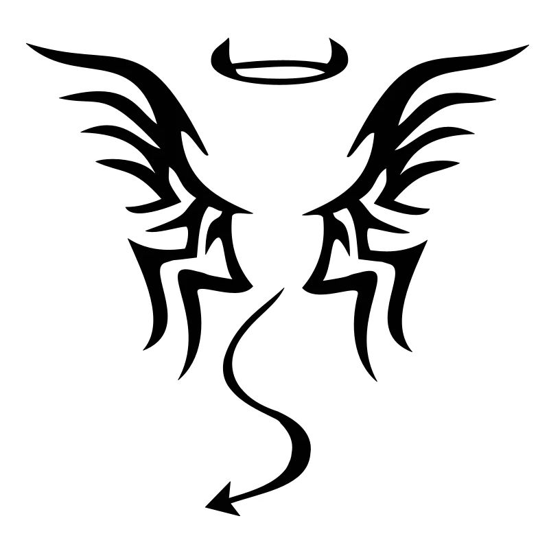 engel teufel tattoo