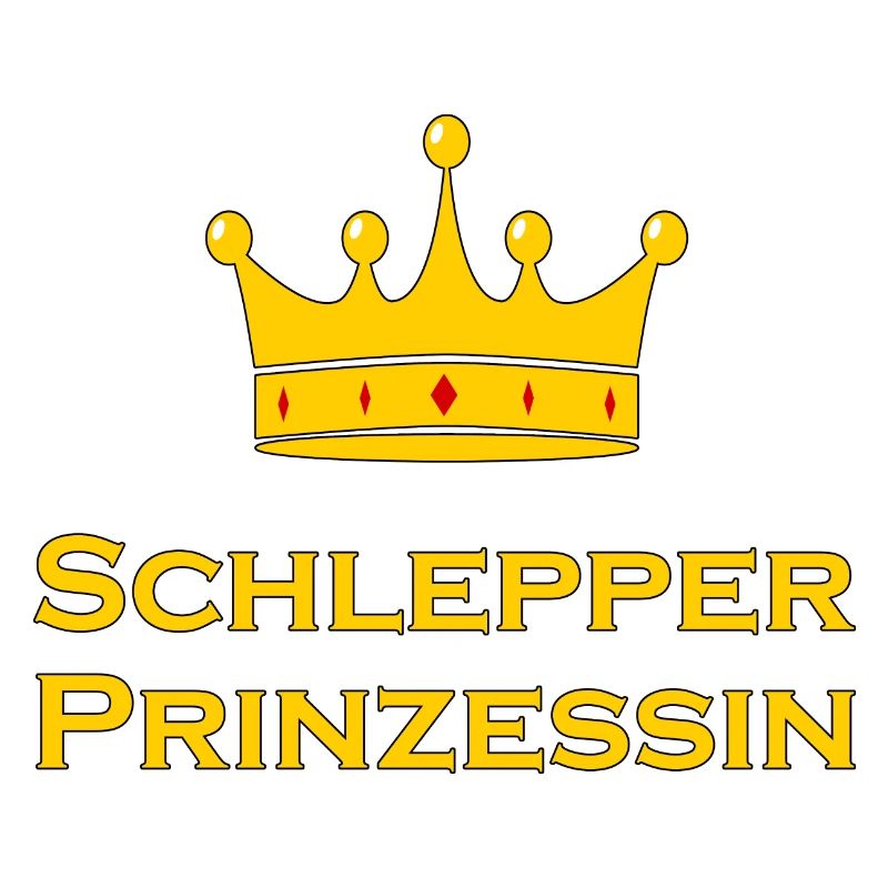 Schlepper Prinzessin – Krönendes Design