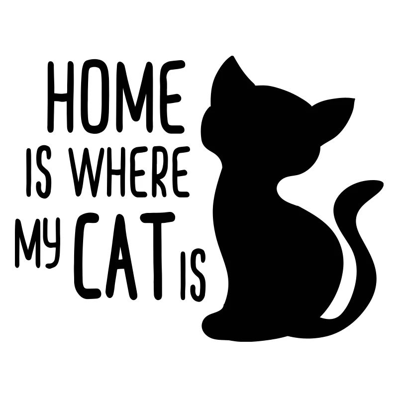 La maison est où mon chat est
