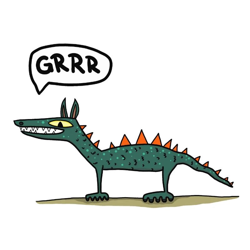 knurrender Drache