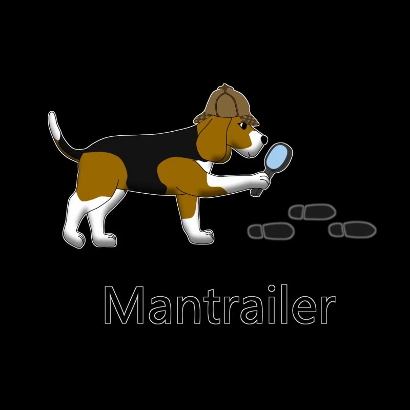Mantrailing Beagle