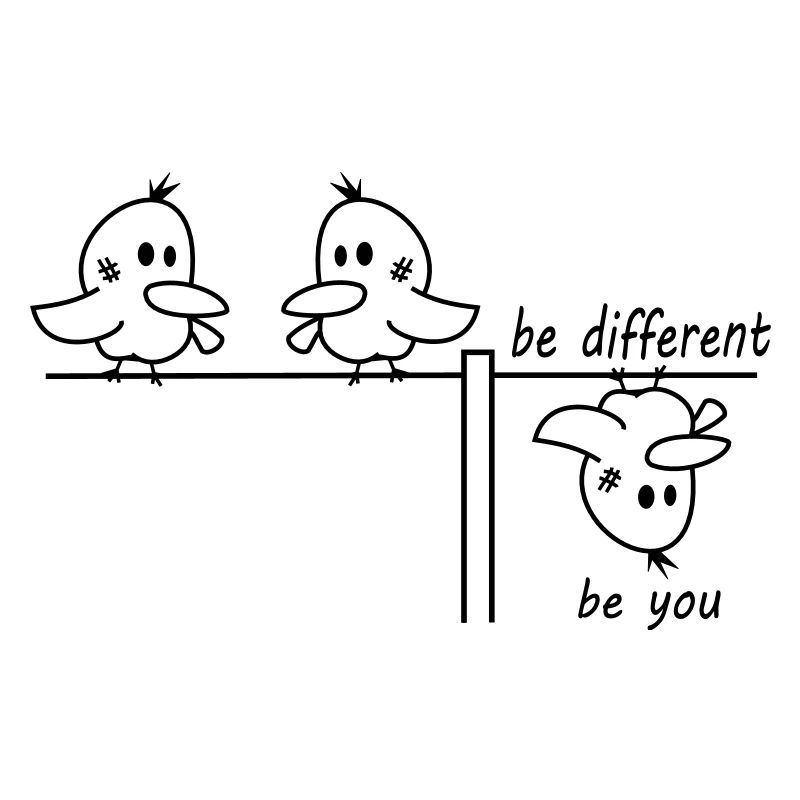 be different be you bird