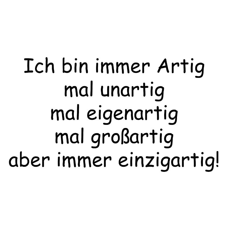 Ich bin einzigartig!