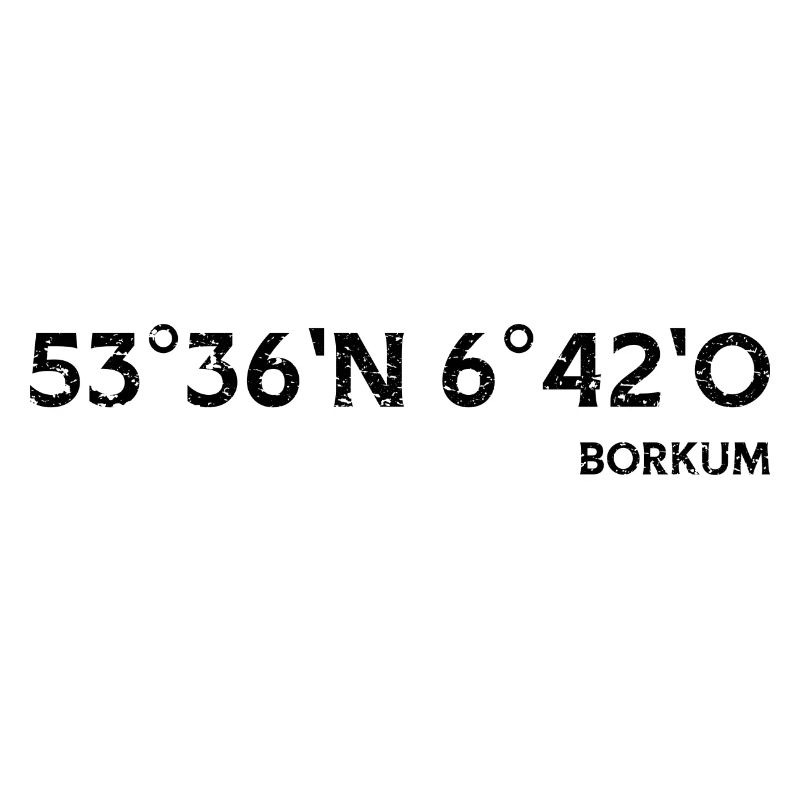 Borkum coordinates North Sea Island