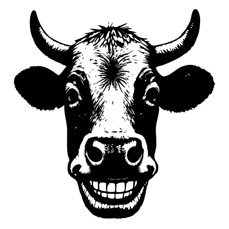 Vache souriante