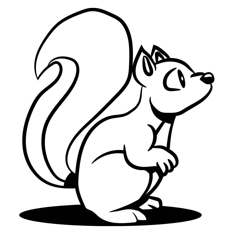 Écureuils doux mignon