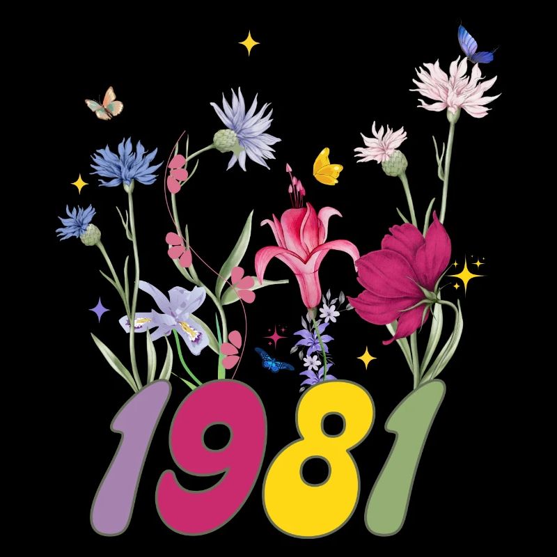 Année de naissance 1981 fleurs sauvages