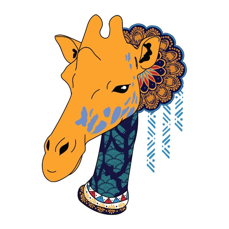 Globale Nomadengiraffe