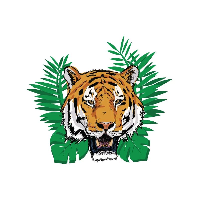 Deep jungle - tiger