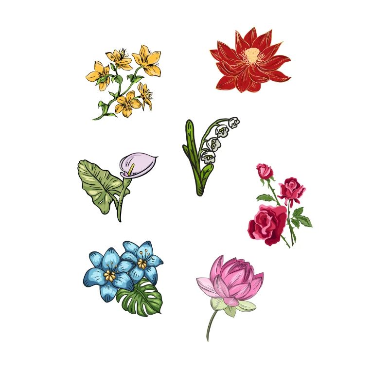 Espèces de fleurs Fleurs