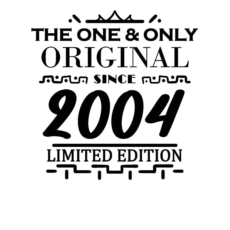 2004 - Né 2004 - Année de naissance 2004 - Original